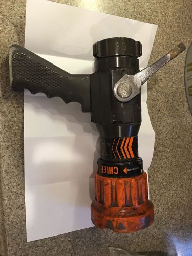 Elkhart brass 4000-17 fire hose nozzle,1-1/2 in.,orange (used) for sale