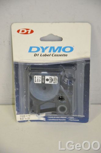 New DYMO D1 Label Casette 45110 (Black)