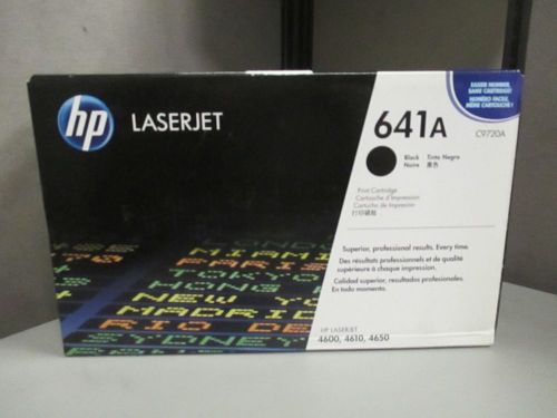 GENUINE HP C9720A 641A BLACK CARTRIDGE LASERJET 4600 4610 4650~SEALED BOX