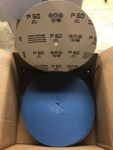 7&#034; X 5/16&#034; Floor Sanding Edger Discs Zirconia 60 Grit (50 Pieces)