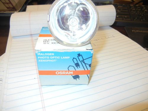 1 Osram Halogen Photo Optic Lamp Xenophot HLX 64627