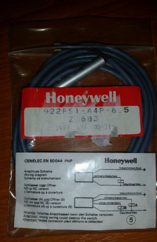 NEW Honeywell 922FSI-A4P-6.5 Z 683 PROXIMITY SWITCH