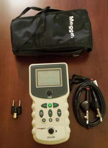 &#034;new&#034;-in-the-box megger cfl510f hand-held cable fault locator w/ all accessories for sale