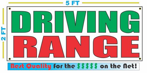 DRIVING RANGE Banner Sign NEW LARGER SIZE Best Quality for the $$$