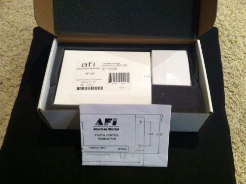 AFI (AMERICAN FIBERTEK) MT-80 8 Channel TTL/Contact Module Tx - 85 FREE SHIPPING