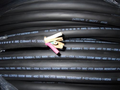 14/4 soow so cord 17 ft hd usa portable outdoor indoor 600 v flexible wire cable for sale