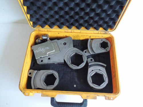 Torq-lite iu-3xl hydraulic torque wrench with 4 cassettes links iu3xl for sale