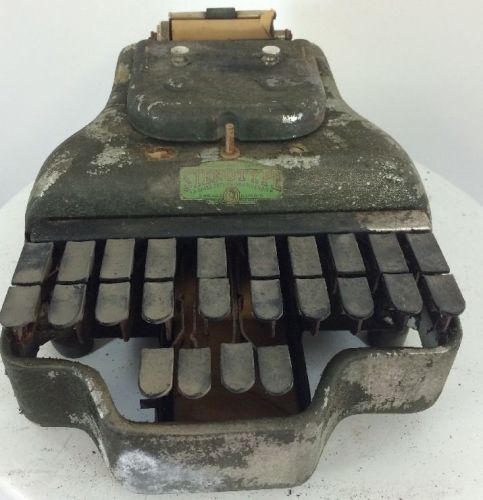 early 1900&#039;s  STENOGRAPH court recording machine - &#034;Stenotype Master Model Four&#034;