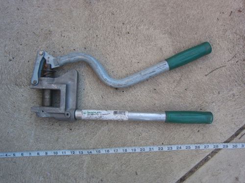 Greenlee 709 1-5/8&#034; Dia, 7/8&#034; Conduit Knock-Out Stud Punch, Used