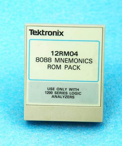 Tektronix 12rm04 8088 mnemonic rom pack - additional roms available for sale
