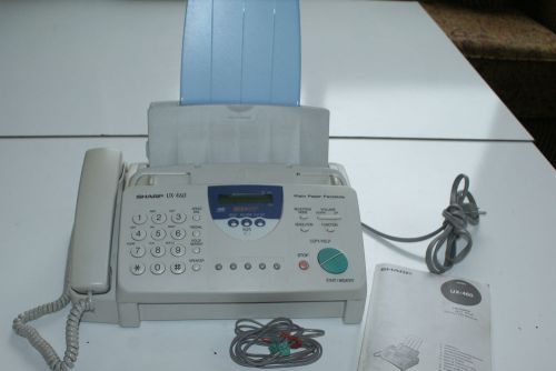 SHARP UX-460 Plain Paper Fax Machine w/Manual #S56