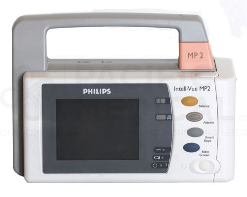 Philips intellivue mp2 patient monitor transport co2 nbp spo2 ecg demo model for sale