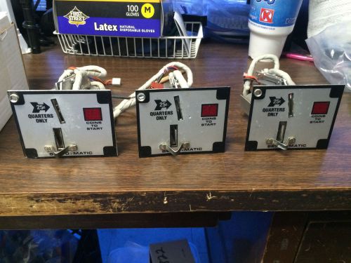 lot of 3, Set-O-Matic coin drops, 220V, Wascomat Gen6