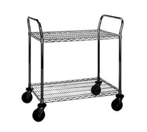 Eagle group heavy duty 24in x 36in utility cart w/ 2 shelves - u2-2436c for sale