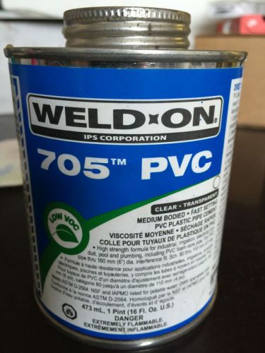 4-WELD-ON 705 PINTS CLEAR 12154 BRAND NEW IN CANS