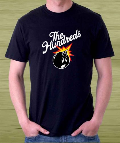 New !!! The Hundreds Clothing Logo Men&#039;s Black T Shirt Size S to 3XL