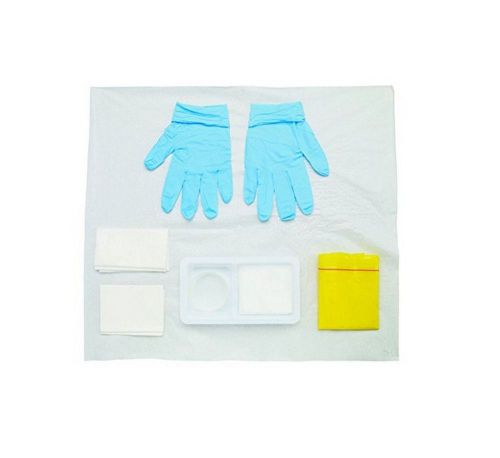 Premier Wound Care Option II Plus Yellow Bags &amp; Medium Nitrile Gloves Pack - 50