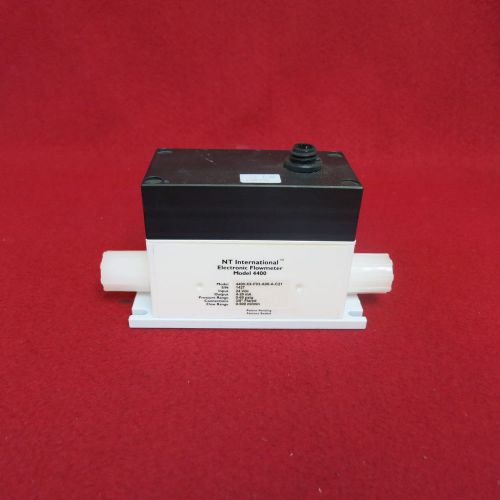 NT International 4400 Electronic Flowmeter 4400-XX-F03-A00-A-C21  0-500 ml/min