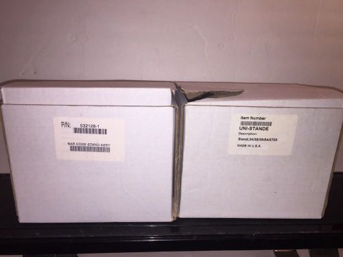 LOT OF 2 UNI-STANDE BAR CODE STAND ASSY