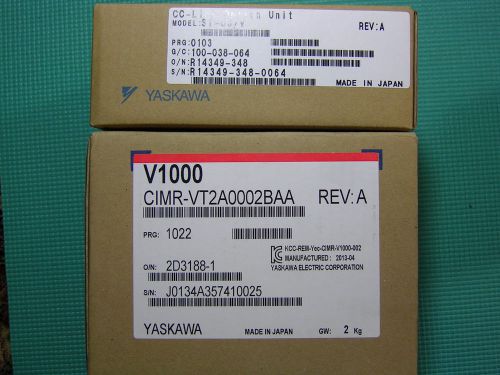YASKAWA CIMR-VT2A0002BAA 220V 0.2KW DRIVE+CC-LINK UNIT+NEW+