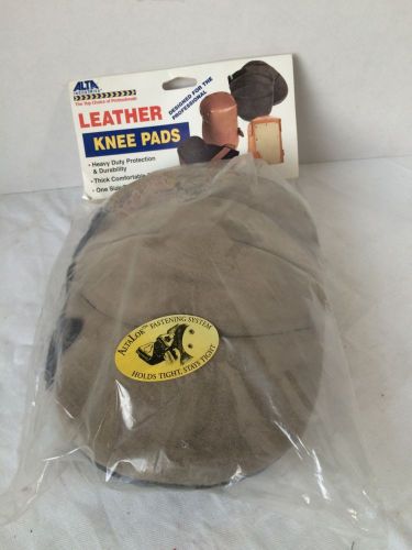 AltaSOFT Grey Suede Leather Knee Pads w/ AltaLOK Fastening Model 50203