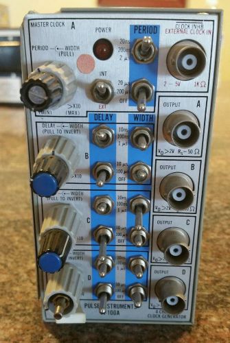 Pulse Instruments Pi-100A Four Channel Clock Generator