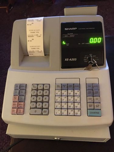 SHARP Electronic Cash Register XE-A203