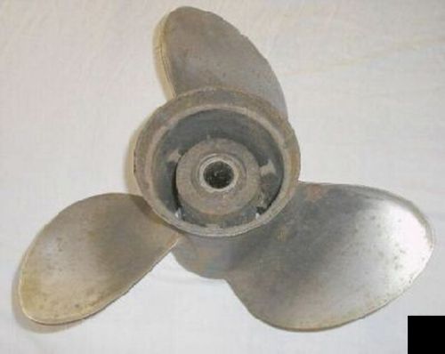 Used OMC Johnson Evinrude 14  X 17 Stainless Steel Boat Prop 389924