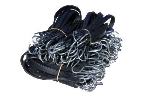 Tarp Straps Rubber Snubber Bungee Cords w/Hooks 50 Mix Pack