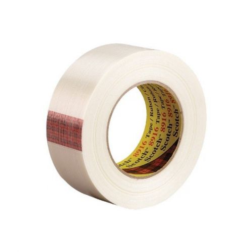 &#034;3M 8916 Strapping Tape, 1 1/2&#034;&#034;x60 yds., White, 12/Case&#034;