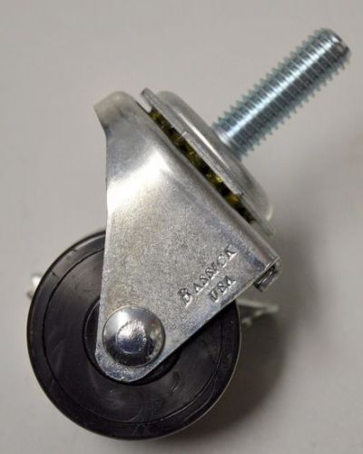 1 -2&#034; x 1 5/8&#034; Threaded Stem, Stem 1/2- 13 x 1 1/2&#034; - Locking Caster - Duraplas