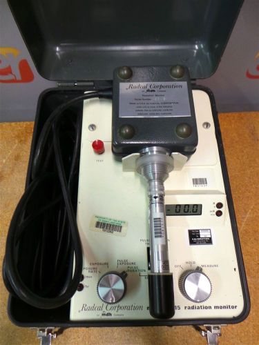 Radcal Corporation Radiation Monitor Electrometer 1015