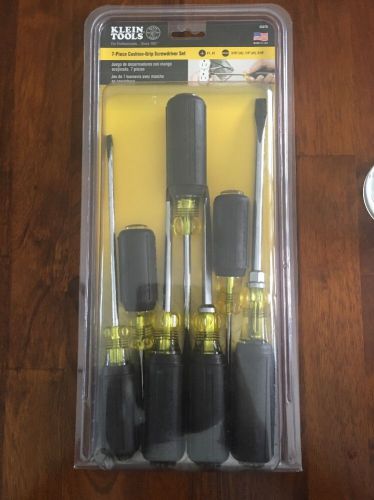 Klein tools 7-piece cushion-grip screwdriver set for sale