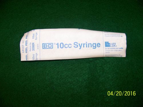 Set of 55 B-D 10 cc Syringes (Without Needles)