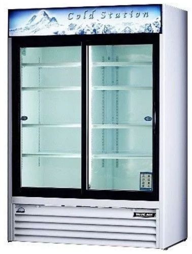 Blue air commercial 2 door cooler / refrigerator new in box - free ship for sale