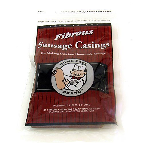 Fibrous Sausage Casings Mahogany 10 pieces