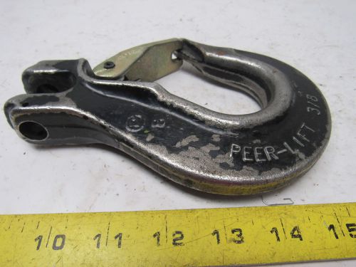 Peer-Lift 0503714 3/8&#034; Clevis Sling Hook W/ Latch W/Out Pin