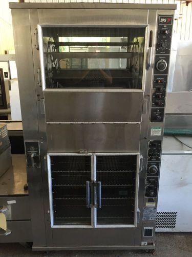 Used BKI BarBQ King Chicken Rotisserie with Oven Combination.  Model SRC