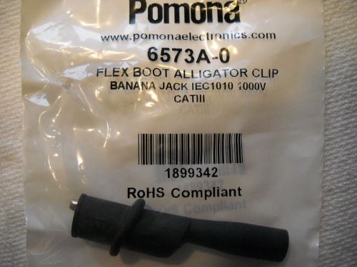 Pomona Flex Boot Alligator Clip p/n 6573A-0 NIP