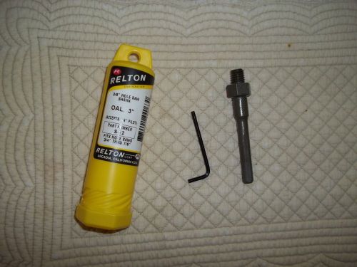 Relton 3/8&#034; carbide hole saw shank for sale