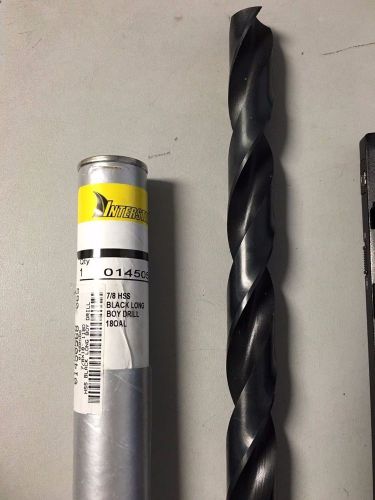 Hss 7/8 x 18&#034; oal extra length drill for sale