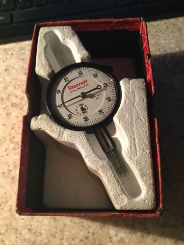 Starrett no. 25-441/5 dial indicator .001&#034; nice machinist tool 1&#034; travel for sale