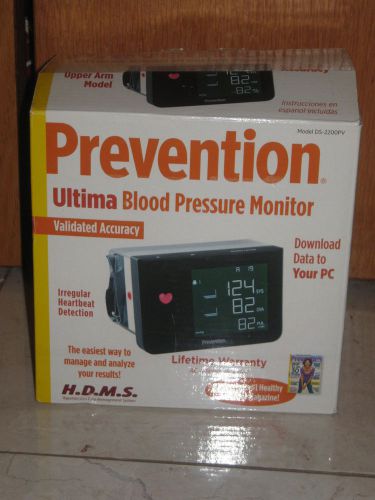 PREVENTION ULTIMA BLOOD PRESSURE MONITOR MODEL DS-2200PV