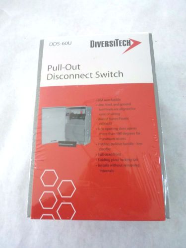 DiversiTech DDS-60U 60-Amp Non-Fusible Pull-Out Disconnect Switch factory sealed