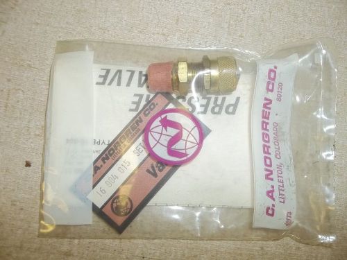 NEW CA Norgren Relief Valve 16 004 015 125 Psi D8A w/ Instructions *FREE SHIP*