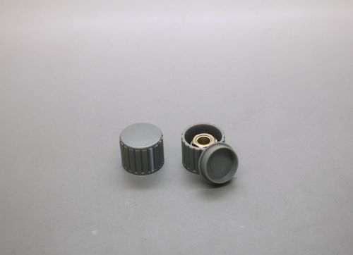 10 x Plastic Grey Top Screw Tighten Control Knob 20mmDx16mmH for 6mm Shaft