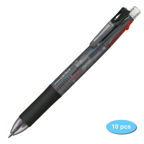 GENUINE Zebra J4J1 SARASA 4 0.5mm Emulsion Ink Ballpoint Pen (10pcs) - Black