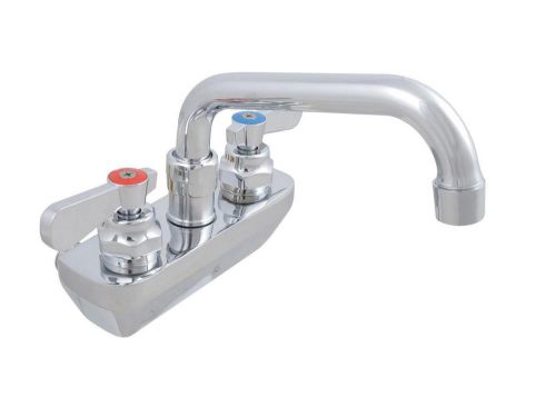 Bk resources splash mount 16in no lead swing spout faucet w/ 4&#034; center - bkf-4sm for sale