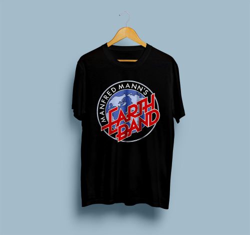 Manfred Mann earth Band New T-Shirt Black White S-3XL