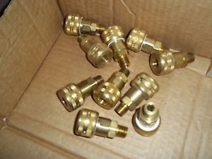 10 foster quick connect 3/8 inch npt brass female coupling air tool fitting 3103 for sale